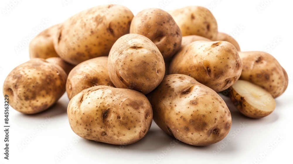 Potato isolated white background Potato isolated white background