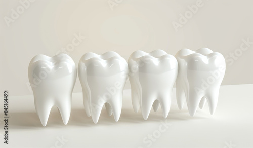 3d rendered illustration of a tooth photo