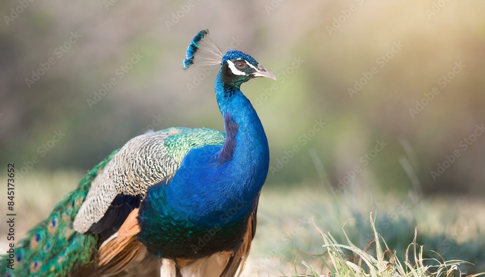 Fototapeta premium peacock on beautiful nature