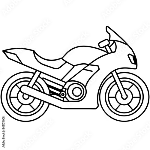 Futuristic motorcycle clean design - Vector design and illustration - Digital vector - Latest vector - Premium Victor