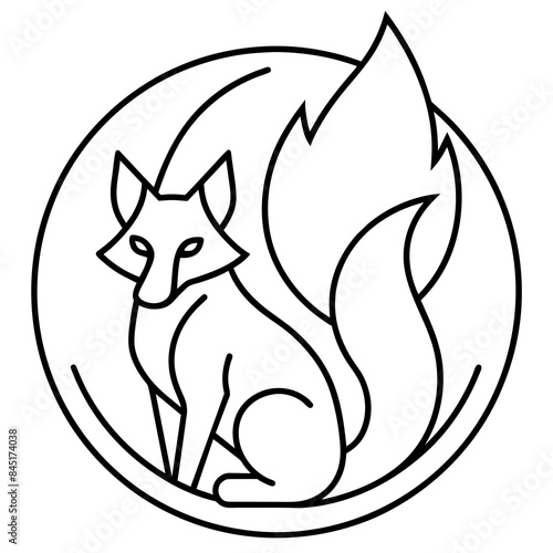 Modern design fox and fire - Vector design and illustration - Digital vector - Latest vector - Premium Victor