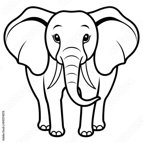 Elephant cartoon illustration - Vector design and illustration - Digital vector - Latest vector - Premium Victor