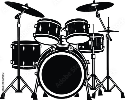 drum kit set illustration