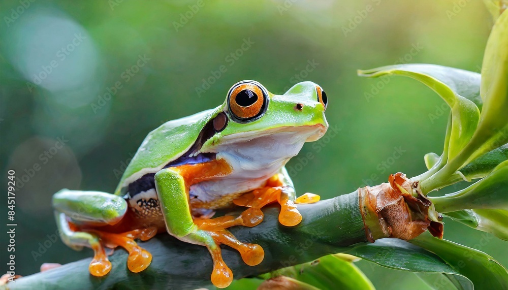 Fototapeta premium red eyed tree frog