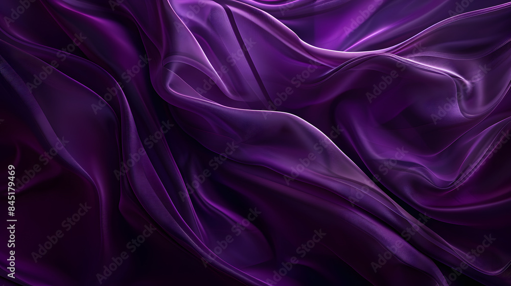 Fototapeta premium A purple fabric with a wave pattern