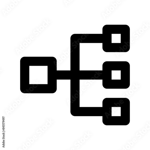 sitemap line icon 