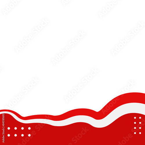 Indonesian Flag Footer