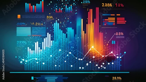 Dynamic Digital Data Visualization with Abstract Graphical Elements