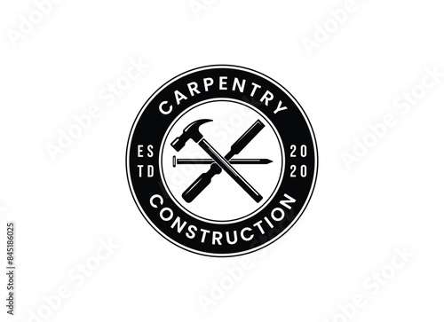 Craftsman Carpentry Logo design