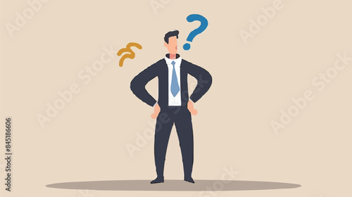 Regret on business mistake, frustration or depressed, stupidity or foolish losing all money, stressed and anxiety on failure concept