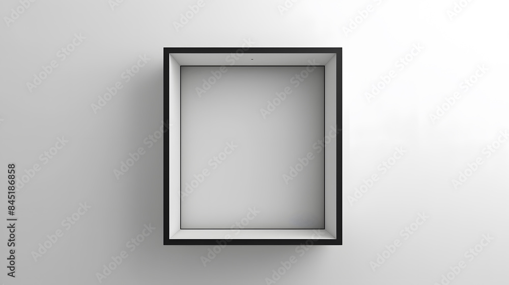 A black and white square with no color A black and white square with no color