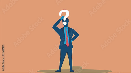 Regret on business mistake, frustration or depressed, stupidity or foolish losing all money, stressed and anxiety on failure concept