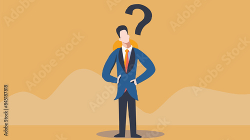 Regret on business mistake, frustration or depressed, stupidity or foolish losing all money, stressed and anxiety on failure concept
