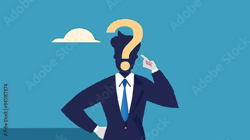 Regret on business mistake, frustration or depressed, stupidity or foolish losing all money, stressed and anxiety on failure concept