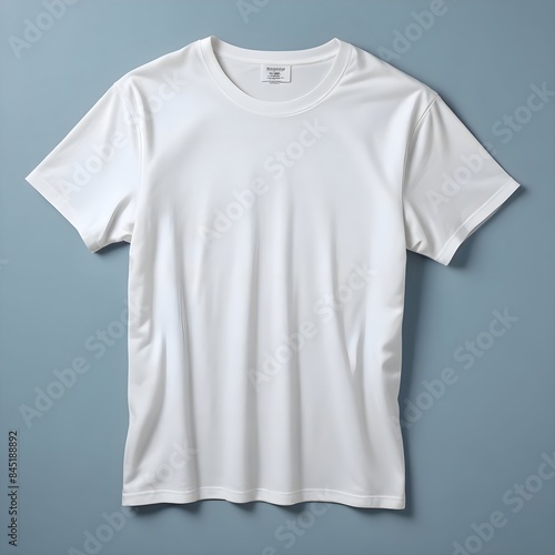 Blank white t-shirt mockup