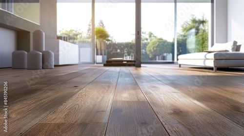 High quality image of an example of natural wood flooring