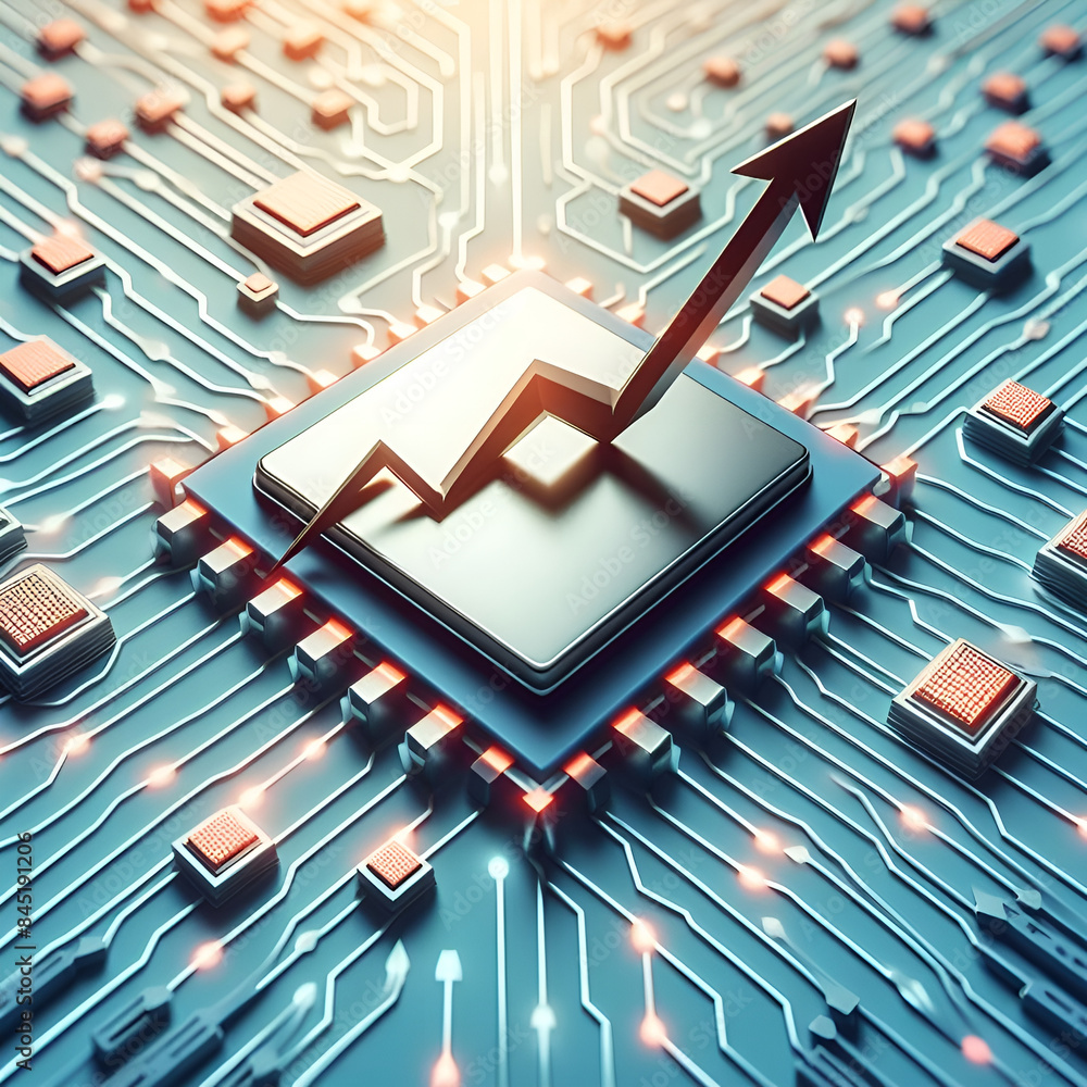 custom made wallpaper toronto digitalSemiconductor stock prices rise.Generative AI