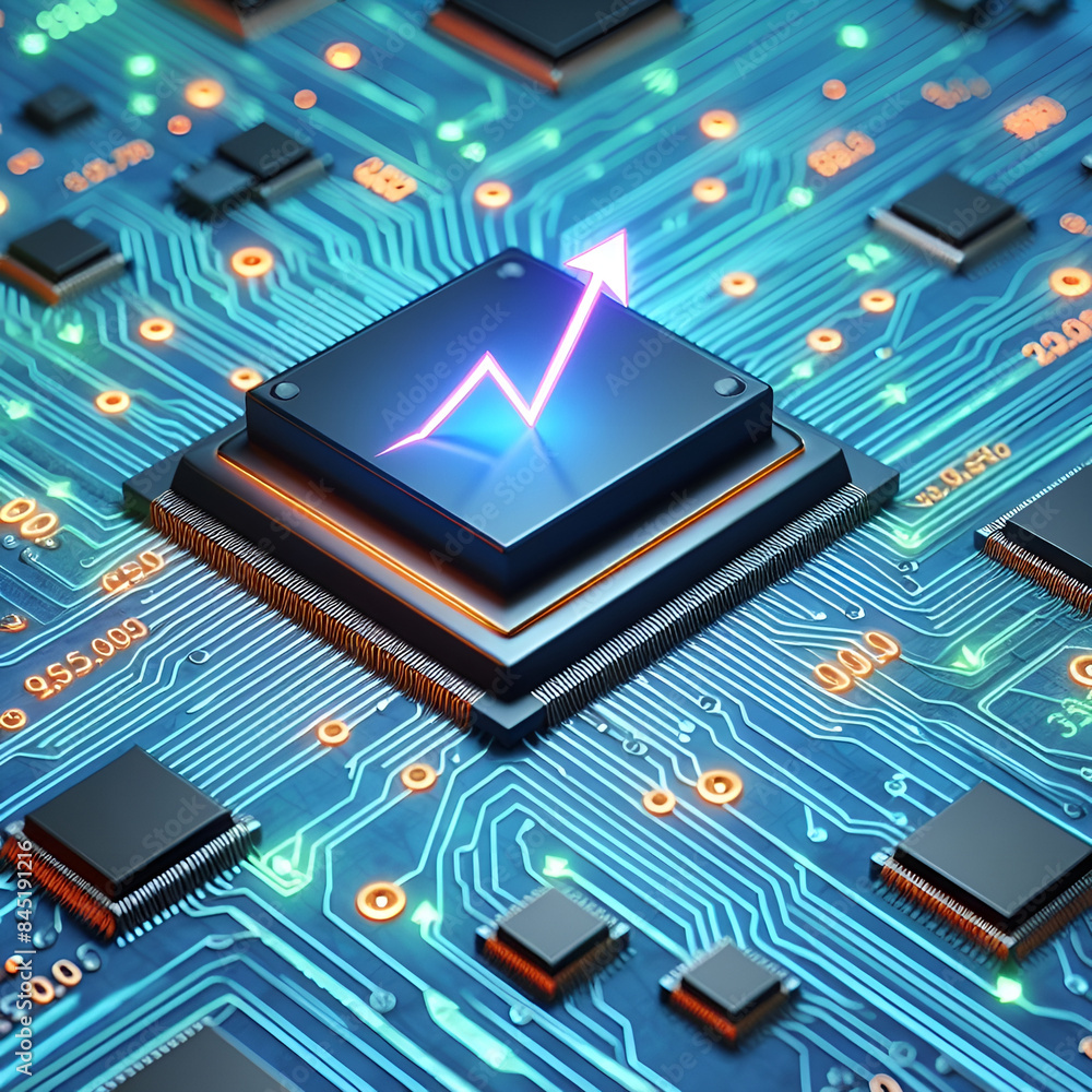 custom made wallpaper toronto digitalSemiconductor stock prices rise.Generative AI