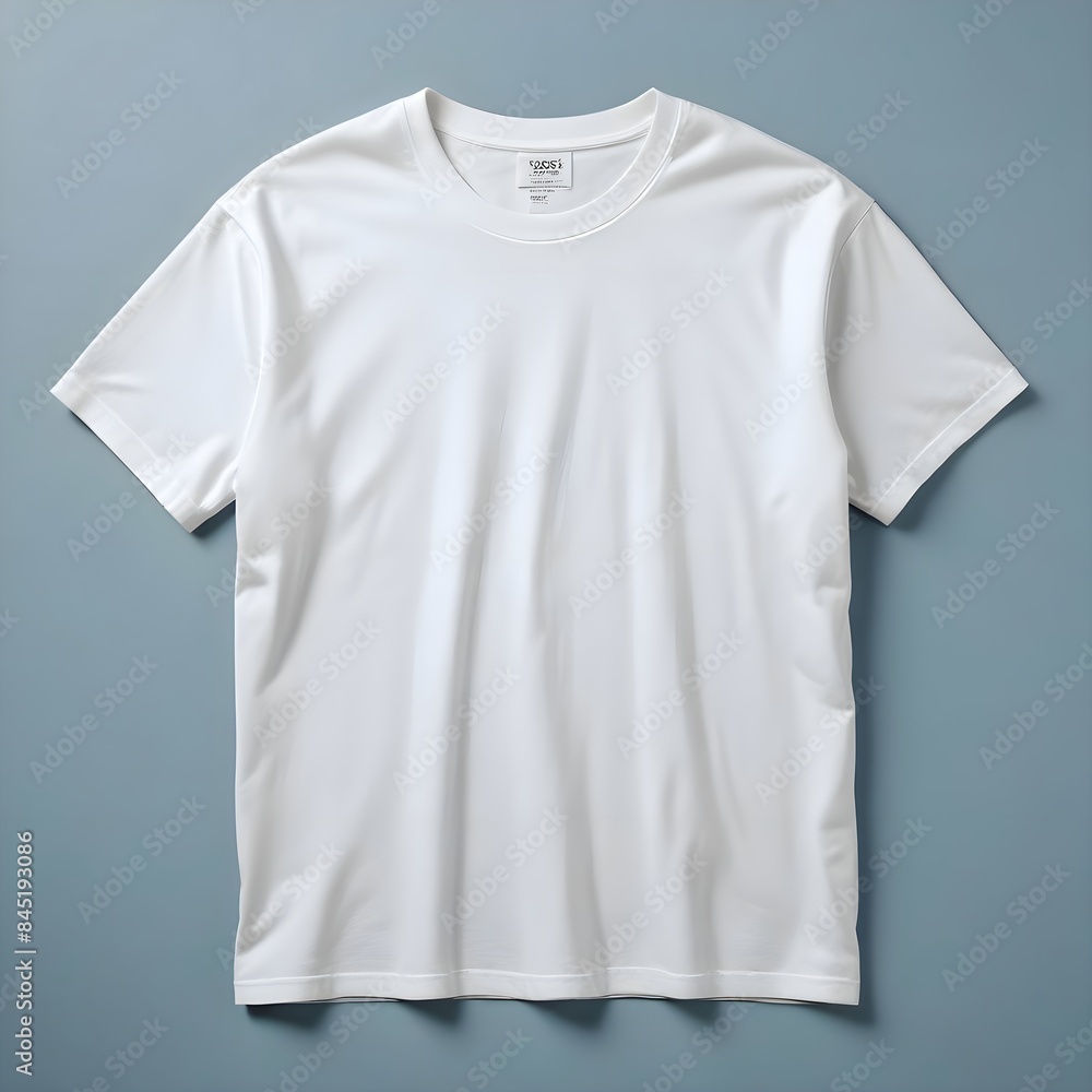 Blank white t-shirt mockup