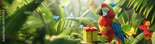 Parrot Delivering Birthday ...