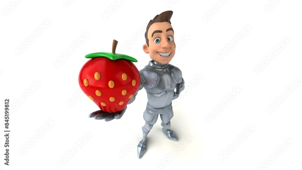 Fun 3D cartoon knight with alpha channel Fun 3D cartoon knight with alpha channel
