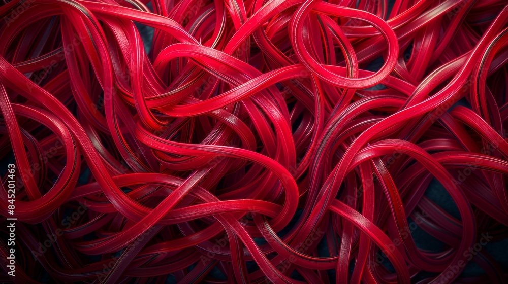 Close-UP Red electrical wires or cables beautiful background. Close-UP Red electrical wires or cables beautiful background.