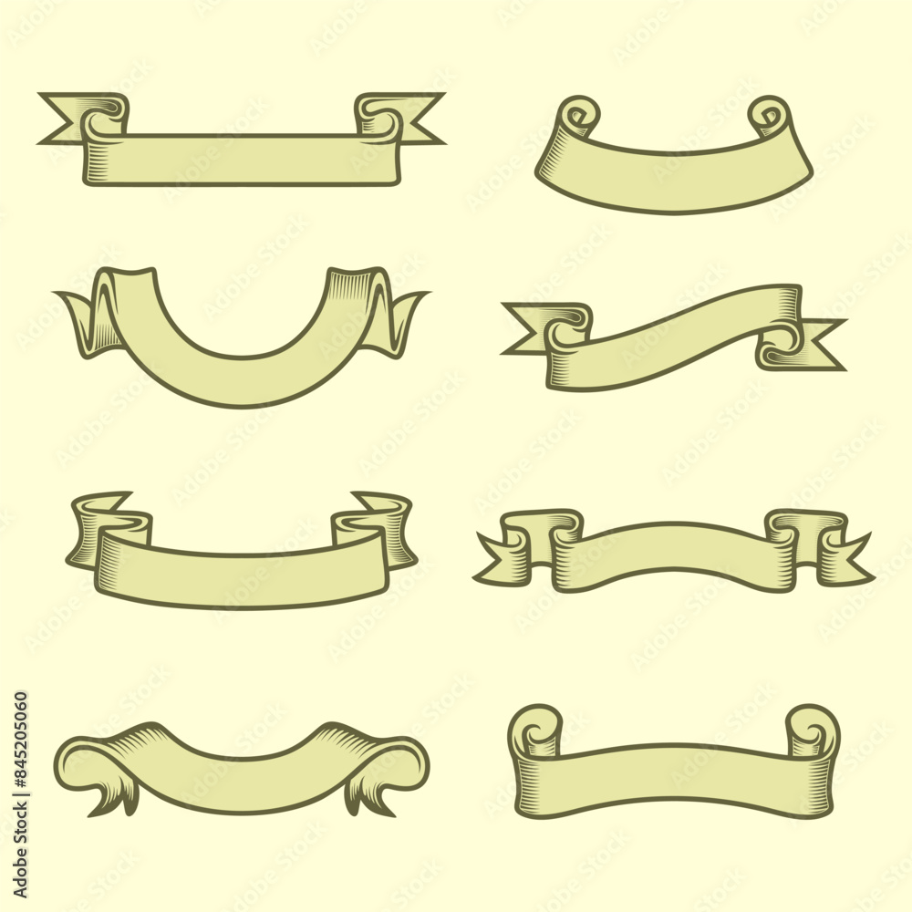 ribbon set design. vector, very suitable for logos, labels, ornamental signs, decorations and others. ribbon set design. vector, very suitable for logos, labels, ornamental signs, decorations and others.