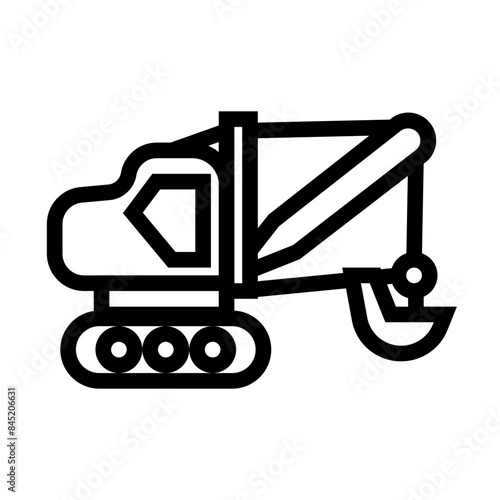 Dragline Excavator  solid