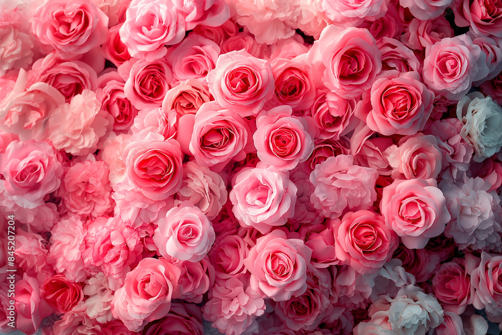 abstract beautiful background of pink roses in full frame abstract beautiful background of pink roses in full frame