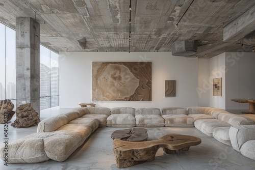 Collection of Large corner sofa with several chairs in the room designs inspiration ideas