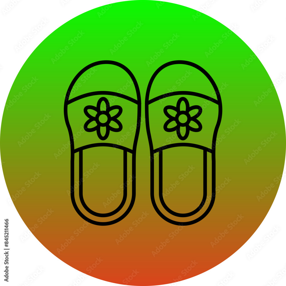 Slippers Icon Slippers Icon