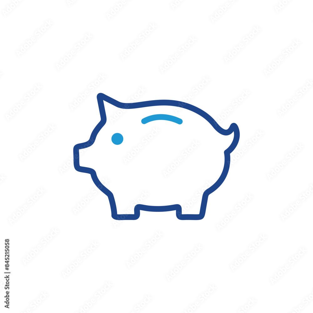 Piggy bank icon, piggy bank sign vector Piggy bank icon, piggy bank sign vector