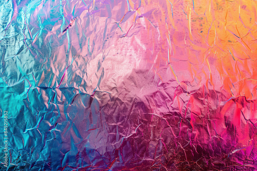 Generative ai on theme of beautiful texture metal creasy foil, design natural abstract background Generative ai on theme of beautiful texture metal creasy foil, design natural abstract background