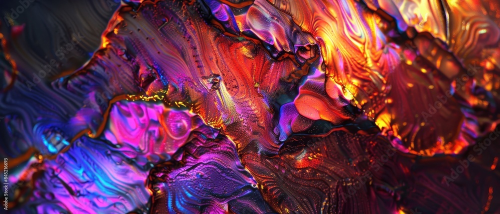 Abstract Colorful Liquid Metal Texture with Vibrant Hues and Dynamic Patterns in a Mesmerizing Close-Up View Abstract Colorful Liquid Metal Texture with Vibrant Hues and Dynamic Patterns in a Mesmerizing Close-Up View