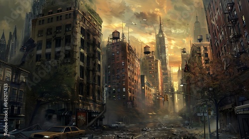 Urban Legends Transform cityscape into bustling metropolises or dystopian landscapes