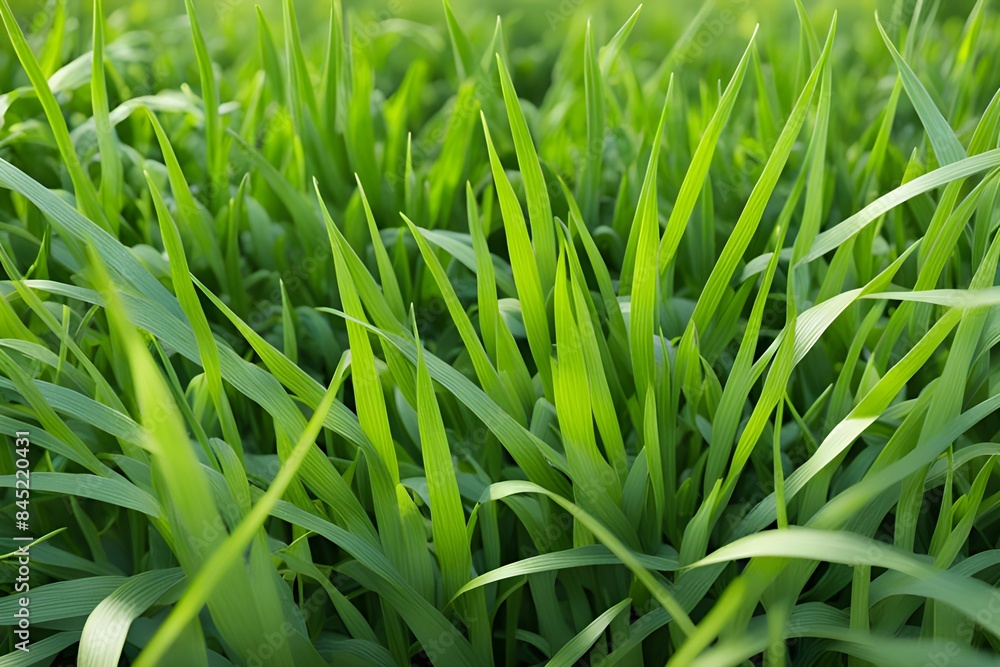 Obraz premium green grass in meadow