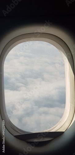 View from Airplane in the Sky