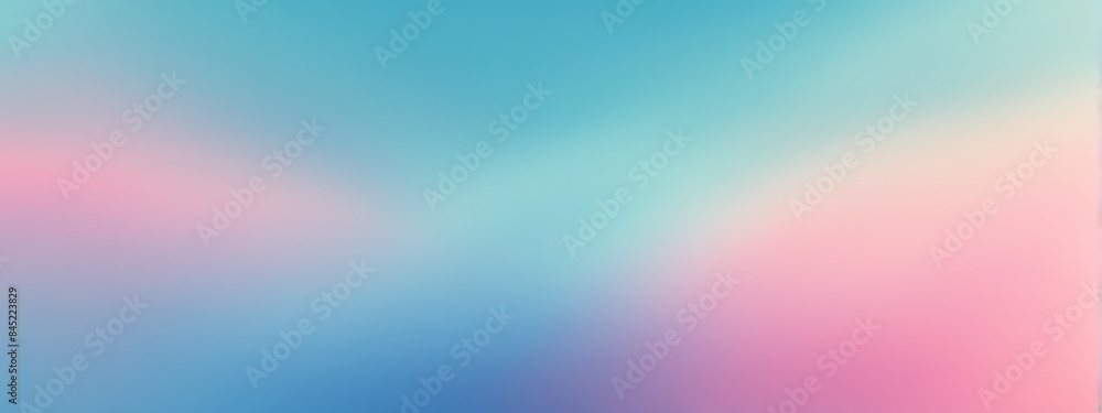 Obraz premium Vibrant grainy gradient background with soft blue and pink hues for web design and digital art projects 