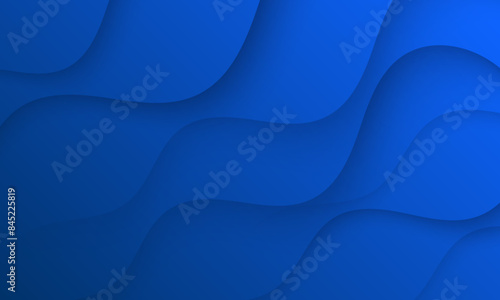 Modern blue wave background. vector illustration