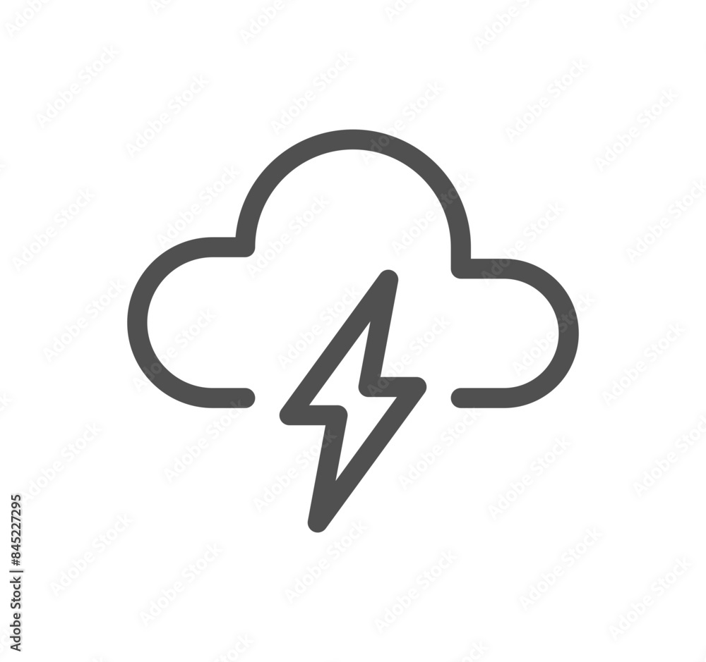 Energy related icon outline and linear vector.
