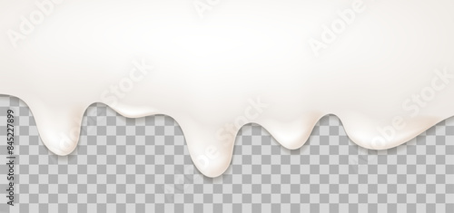 Yogurt creamy liquid. Liquid milk background.