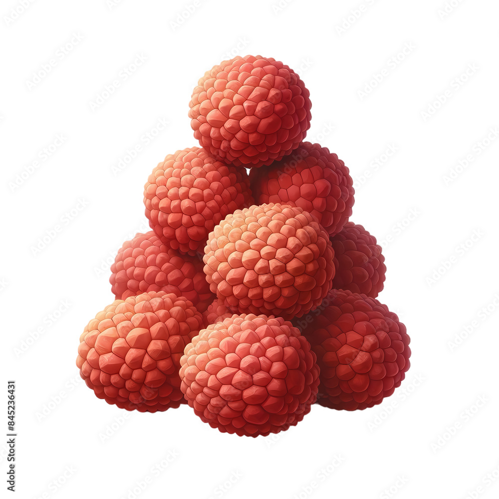lychee isolated on transparent background lychee isolated on transparent background