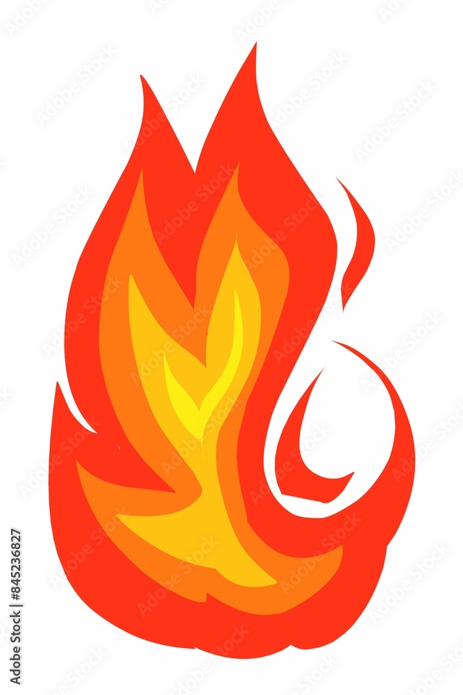 Fire flames illustration Fire flames illustration