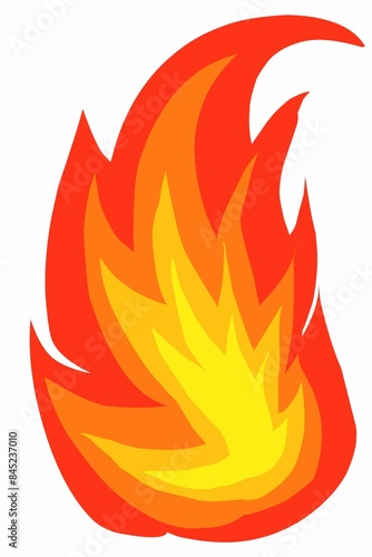 Fire flames icon illustration