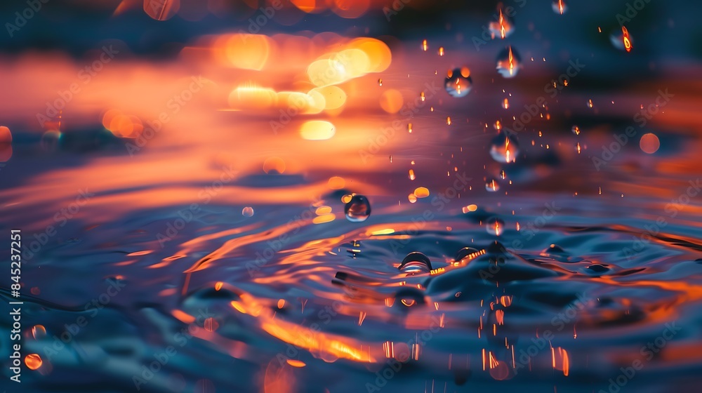 water splash in water water splash in water