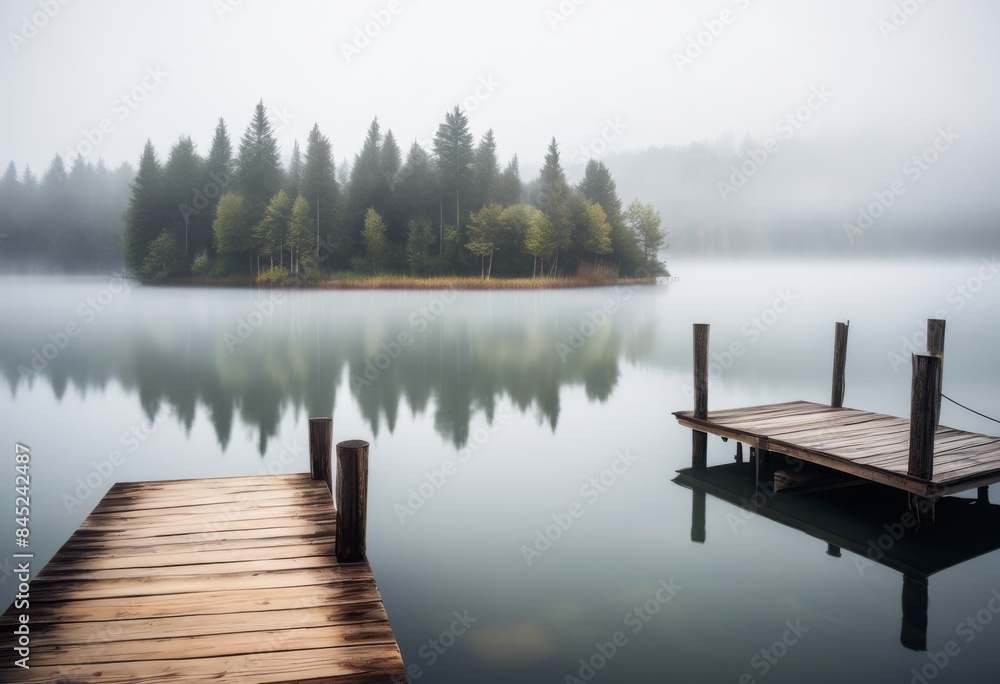 serene misty lake view wooden dock extension, water, pier, fog, tranquil, nature, waterfront, reflection, hazy, jetty, quiet, still, overcast, atmospheric serene misty lake view wooden dock extension, water, pier, fog, tranquil, nature, waterfront, reflection, hazy, jetty, quiet, still, overcast, atmospheric