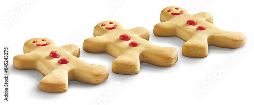 Christmas Biscuits Shaped Like Gingerbread Men Spread Holiday Warmth, Ready To Delight With Their Sweet, Spicy Flavor