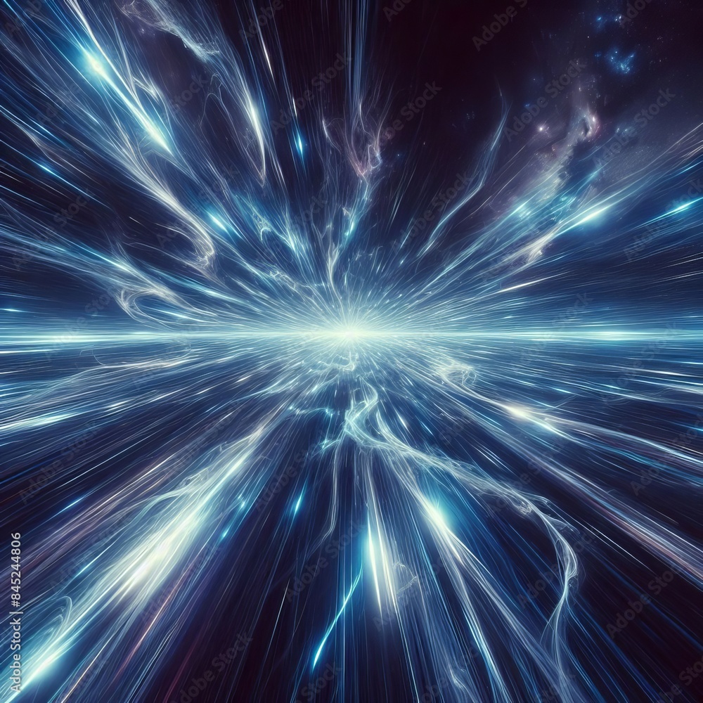 Naklejka premium warp jump