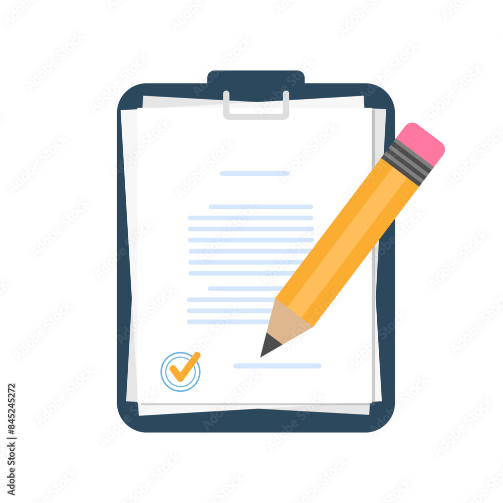 Pencil with notepad icon. Writing tasks, remind or checklist. Sketchbook or diary for education or work. Pencil with laptop. Flat design writing concept. Vector Pencil with notepad icon. Writing tasks, remind or checklist. Sketchbook or diary for education or work. Pencil with laptop. Flat design writing concept. Vector