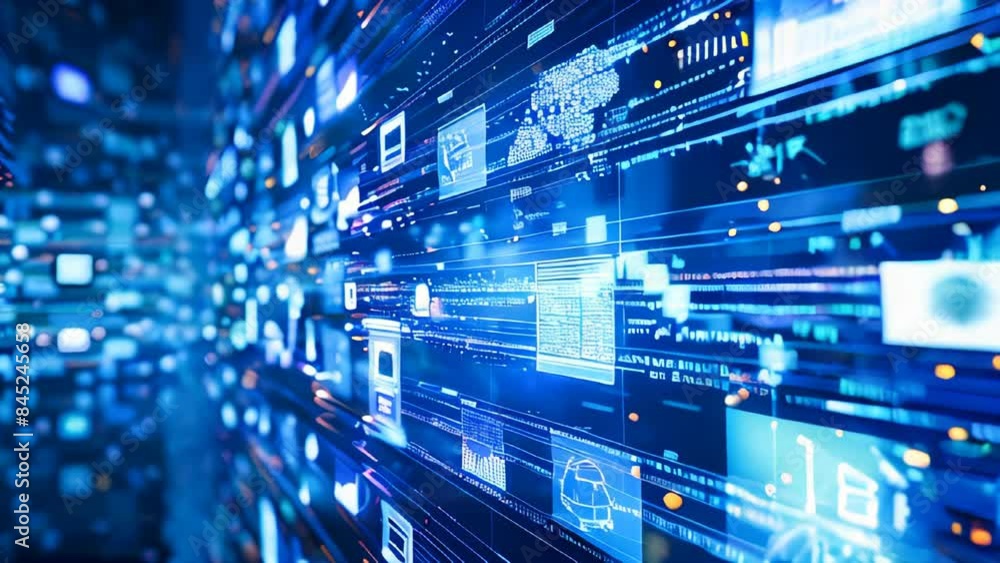 Global connections and data transfer concept background Global connections and data transfer concept background
